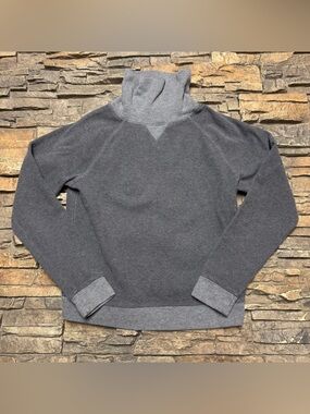 CPO Provisions High Turtle Neck Sweater Women’s Medium Gray Pullover Cotton Nice